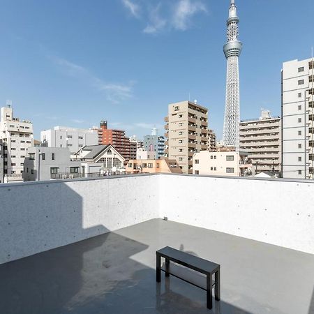 Asakusa Sky Stay Tiffany Blue Room Tokió Kültér fotó