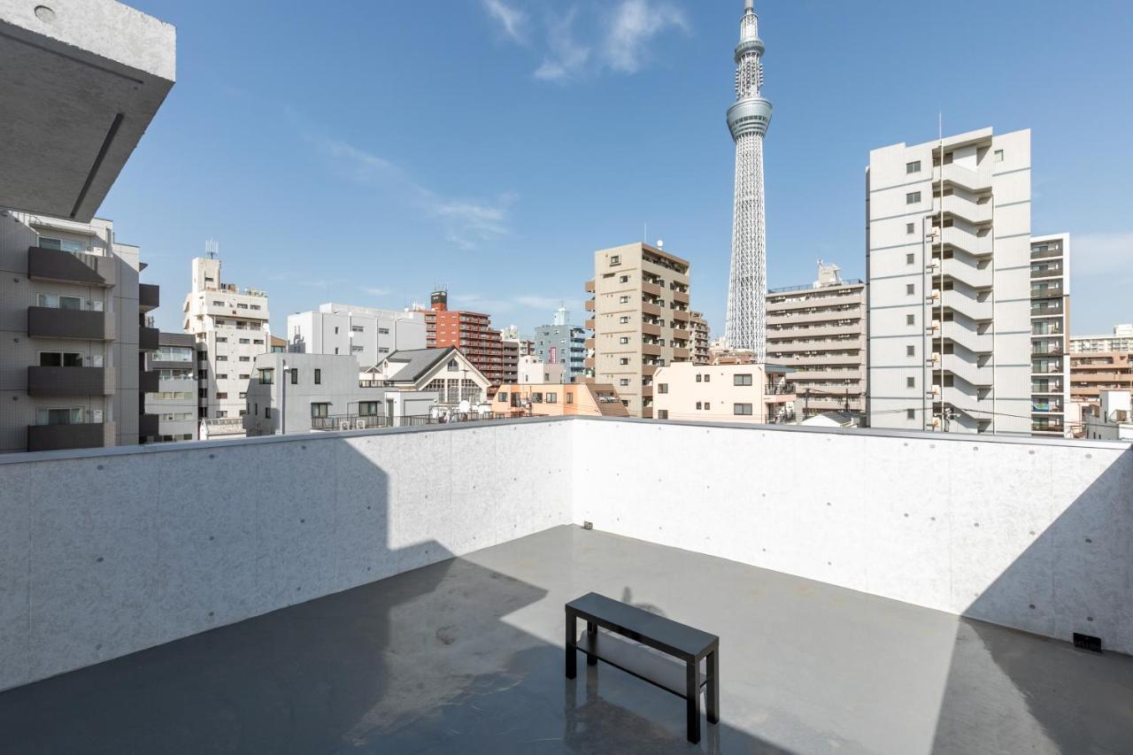 Asakusa Sky Stay Tiffany Blue Room Tokió Kültér fotó